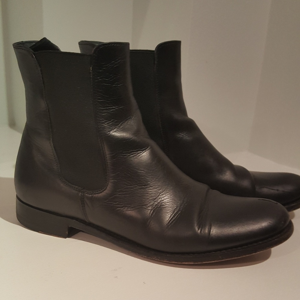 Jil Sander Leather Chelsea Boots